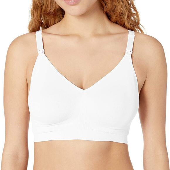 Playtex Women's Maternity & Nursing Seamless Wirefree Bra White 2X - Picture 2 of 11